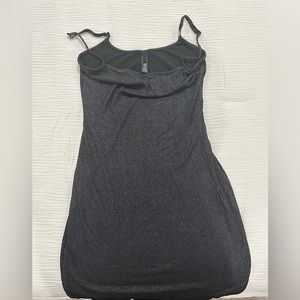 Black stretchy SKIMS maxi dress